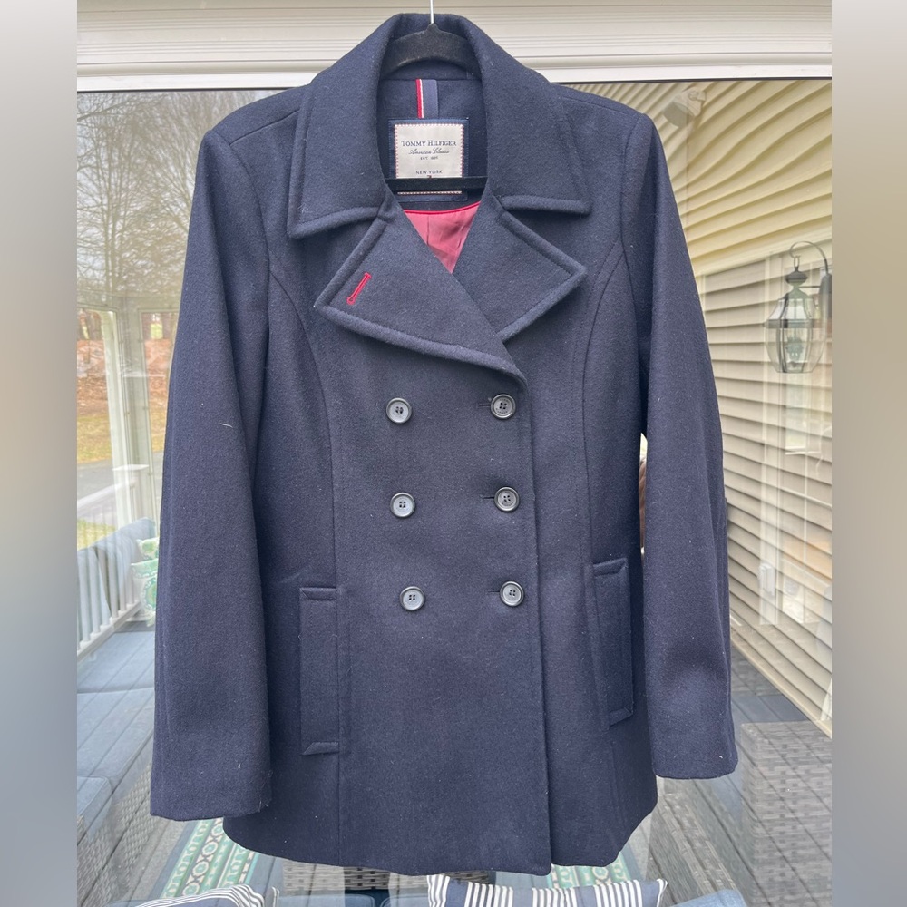 Tommy Hilfiger Women's Navy Peacoat